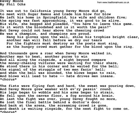 phil ochs lyrics